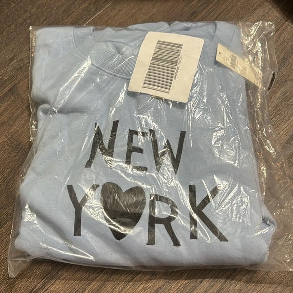 NWT! Rebecca Mayfield x Anthropologie Maeve New York Oversized Sweatshirt - XL 🟠 - Picture 6 of 7